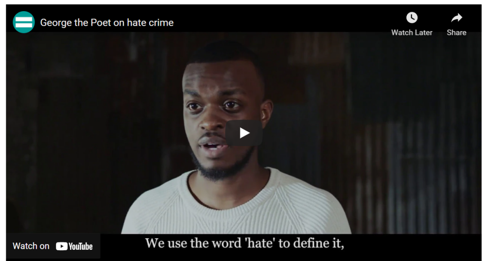 George the Poet on Hate Crime 